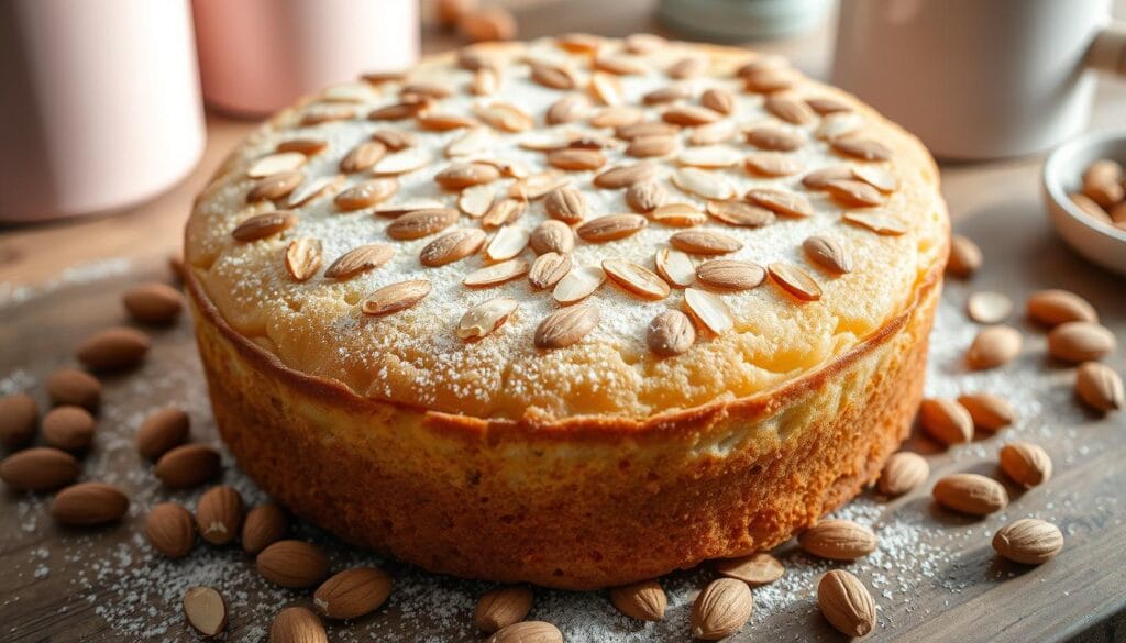almond cake with almond flour