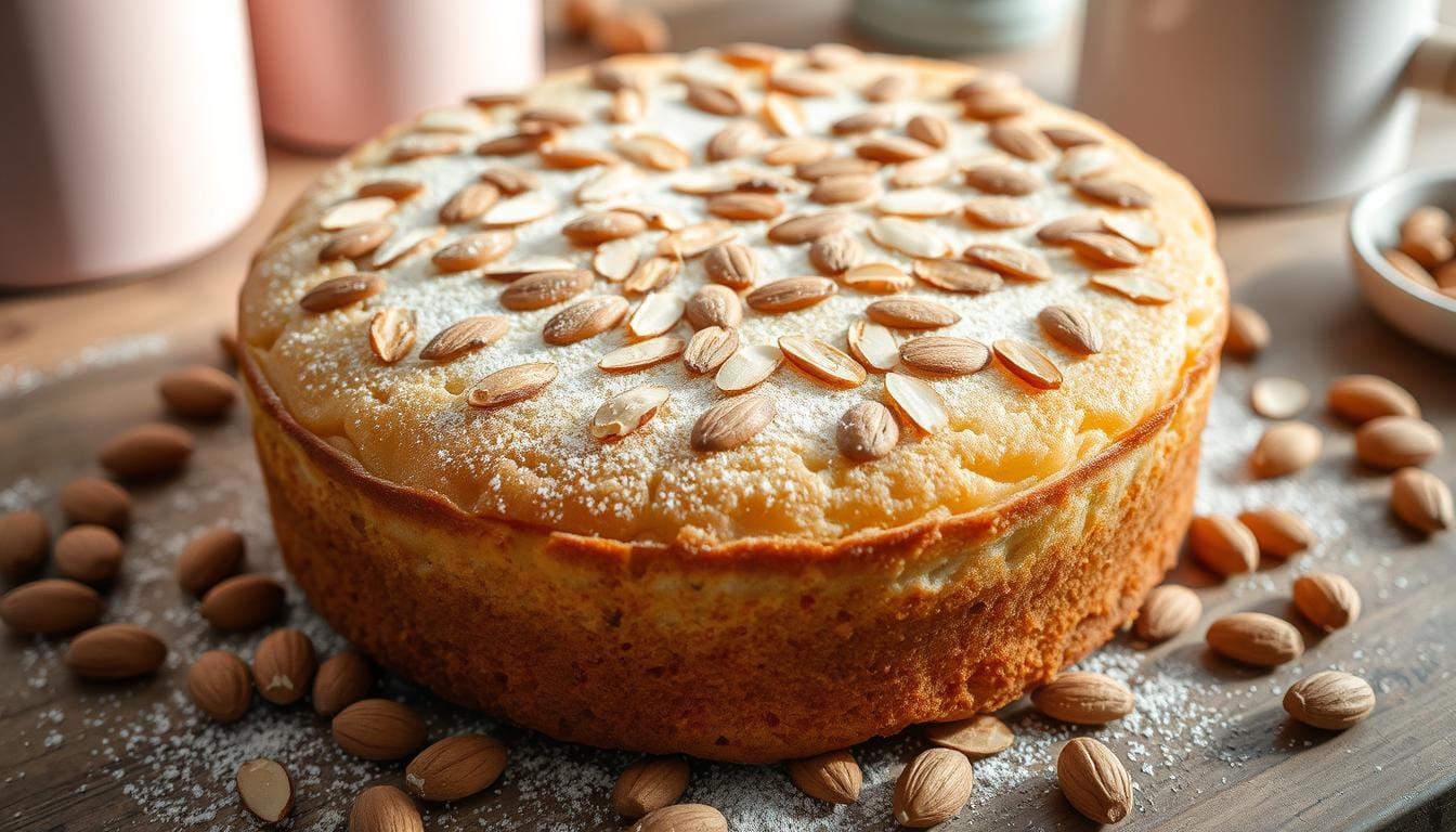 almond cake with almond flour