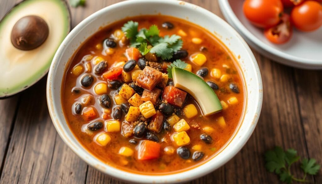 5 ingredient taco soup