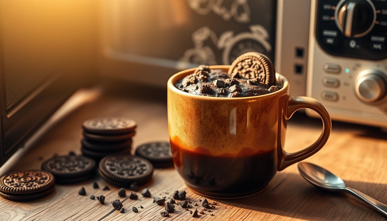 Easy 2 Minute Oreo Mug Cake Recipe Quick Dessert