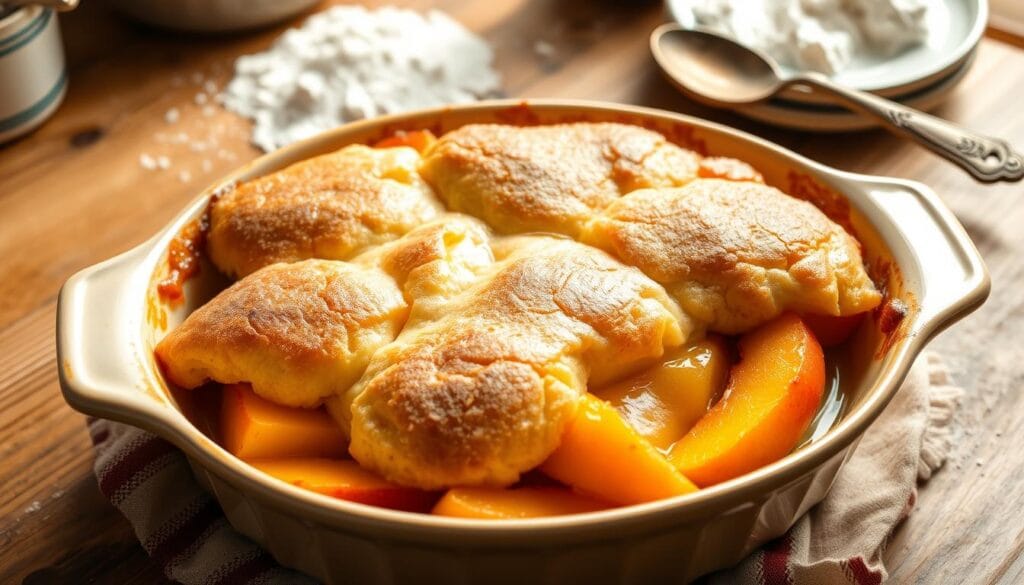 peach cobbler recipe with cake mix
