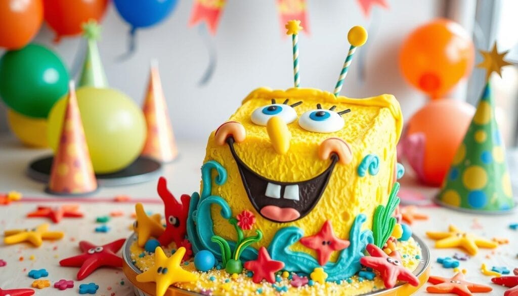spongebob cake