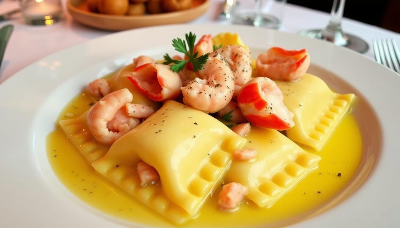 Irresistible Lobster Ravioli with Butter Sauce in 20 Minutes 1 Lobster ravioli with butter sauce